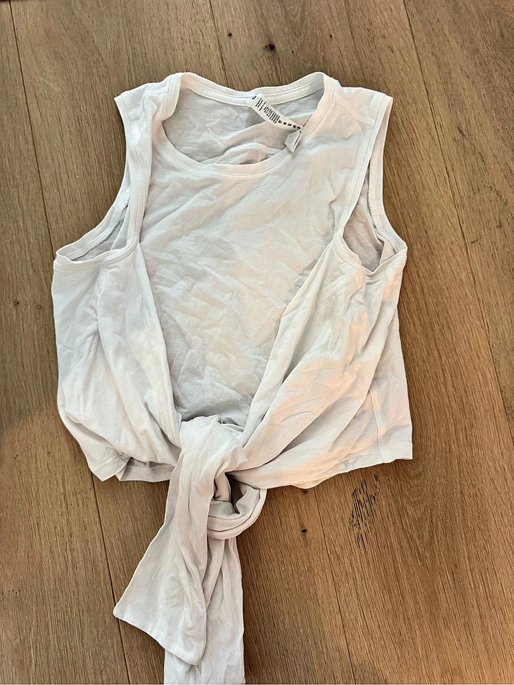 Lululemon White Tie Tank